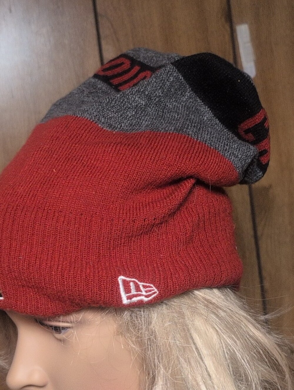 New Era Arizona Cardinals NFL Knit Beanie Hat Red Gray Black One Size - Picture 3 of 7